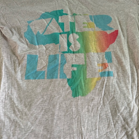 Light purple water is life public library short sleeve t shirt size small - Picture 9 of 10